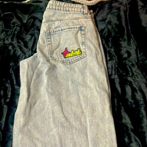 Skater jean’s Alab jeans wide leg